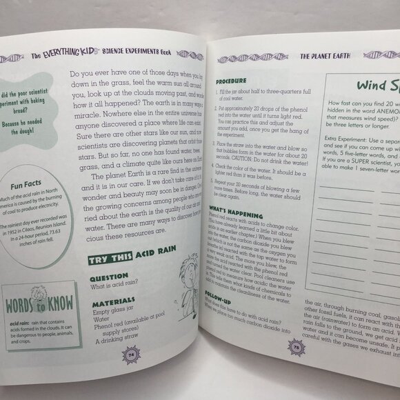 Adams Media The Everything Kids' Science Experiments Book Children Learning Fun - Picture 6 of 9